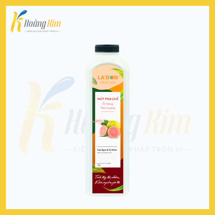 MỨT PHA CHẾ ỔI HỒNG LA'BON