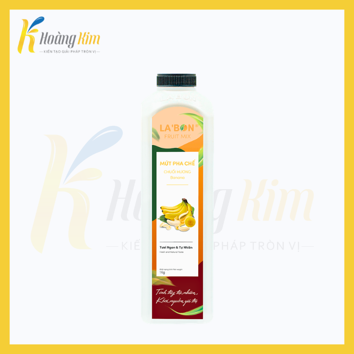 MỨT PHA CHẾ CHUỐI HƯƠNG LA'BON