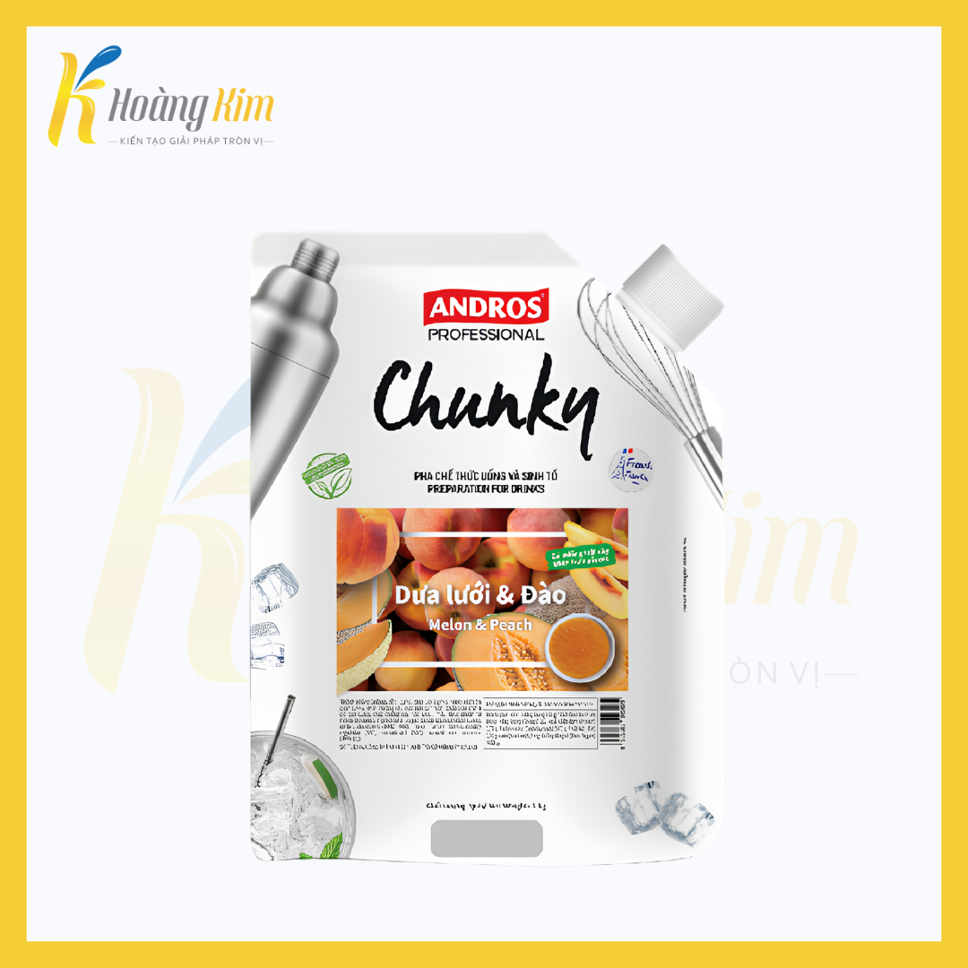 MỨT DƯA LƯỚI & ĐÀO CHUNKY