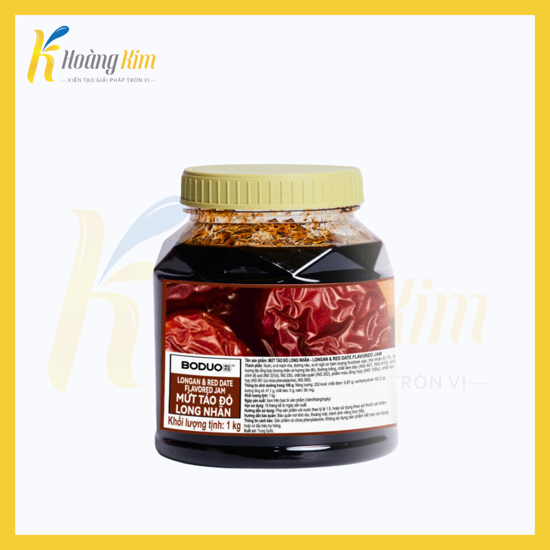 MỨT TÁO ĐỎ LONG NHÃN BODUO