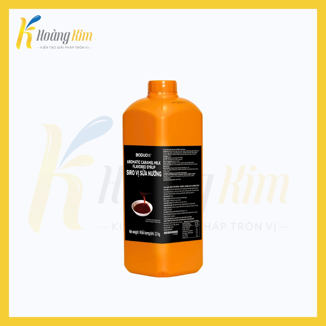 SIRO VỊ SỮA NƯỚNG BODUO
